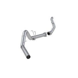 MBRP S6284PLM 4-Inch Filter Back Single Side Exhaust System for Ford F-250 & F-350 6.4L with Downpipe - No Muffler
