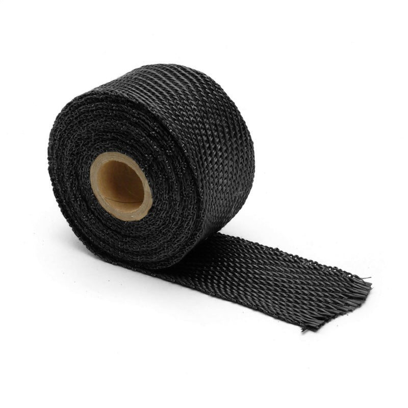 DEI Black Titanium Exhaust Wrap 2-inch x 15-foot - High-Performance Thermal Protection for Automotive Exhaust Systems