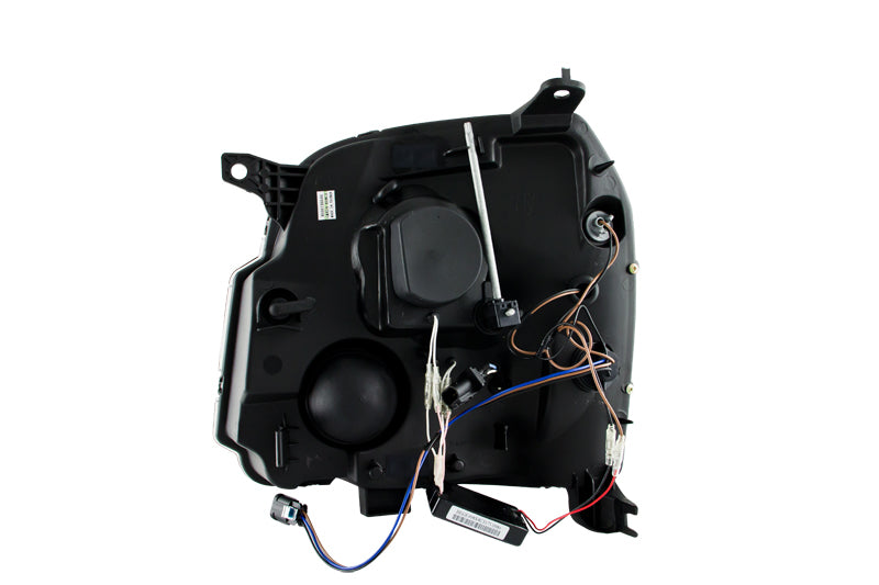 ANZO 2007-2014 GMC Yukon Projector Headlights with Halo - Chrome Housing and CCFL Rings