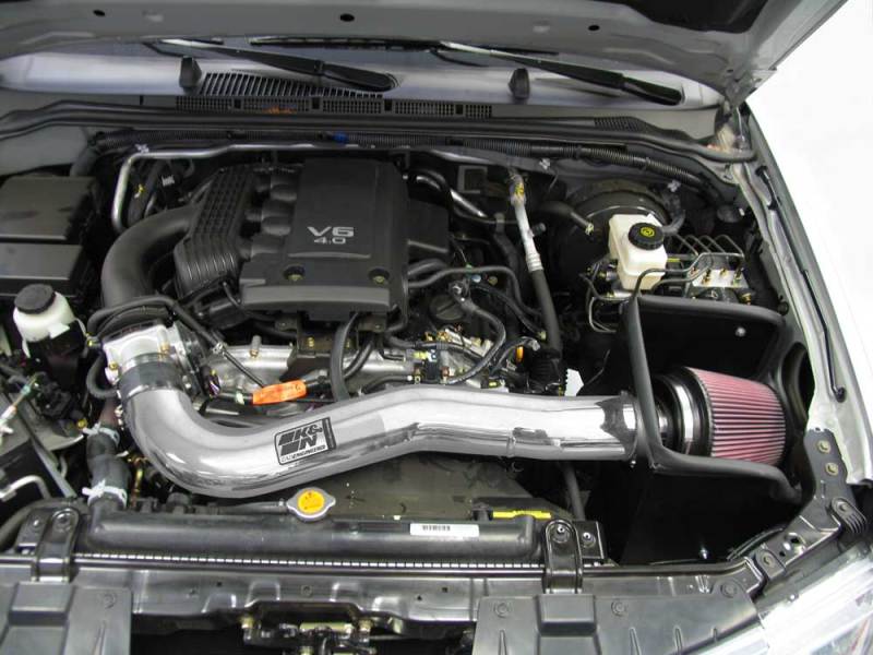 K&N Engineering 77 Series High Flow Performance Cold Air Intake Kit for Nissan Xterra, Frontier, Pathfinder (Part Number: KN-77-6014-1KP)