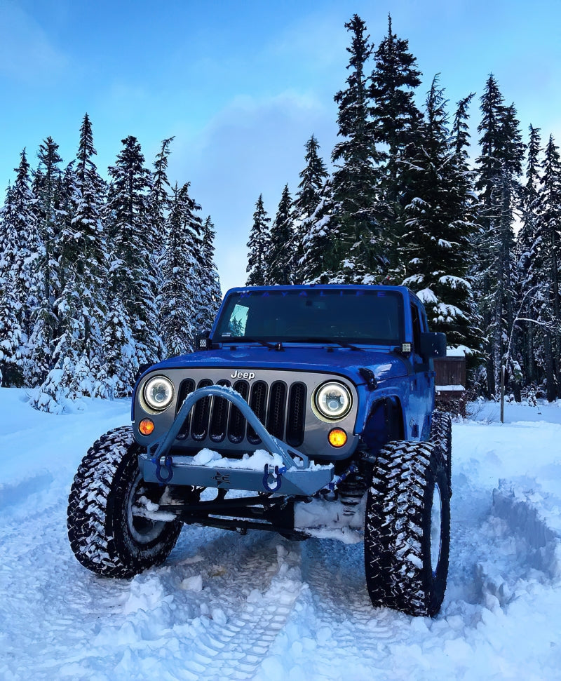 Oracle Lighting 7-Inch High Powered LED Headlights with ColorSHIFT for Jeep Wrangler and Off-Road Vehicles