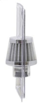 Load image into Gallery viewer, K&amp;N Engineering 62-1600WT Cone-Shaped Crankcase Vent Filter with Chrome Top and Base