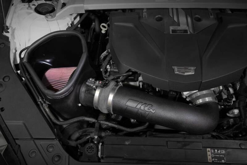 K&N Engineering 63-3121 Performance Cold Air Intake System for Cadillac CT5 2022-2025 with 6.2L V8 Engine