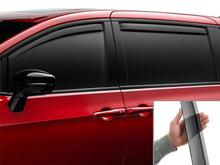 Load image into Gallery viewer, WeatherTech WET82840IM Side Window Deflectors for 2017+ Chrysler Pacifica, Front and Rear, Dark Tint