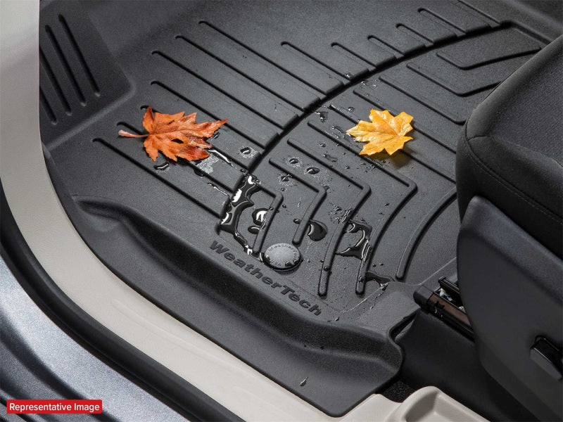 WeatherTech FloorLiner HP Front Floor Mats for 2015-2016 Ford F-150 SuperCrew and SuperCab, Tan - Part wet456971IM