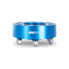 Load image into Gallery viewer, Mishimoto BNWS-001-500BL 50mm Blue Hub-Centric Wheel Spacers, 6x139.7 Bolt Pattern