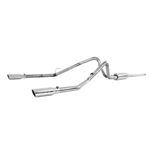 Load image into Gallery viewer, MBRP Armor Plus Series Cat Back Exhaust System for Ford F-150 2004-2008 with 2.5 Inch Diameter and Dual Split Rear Exit