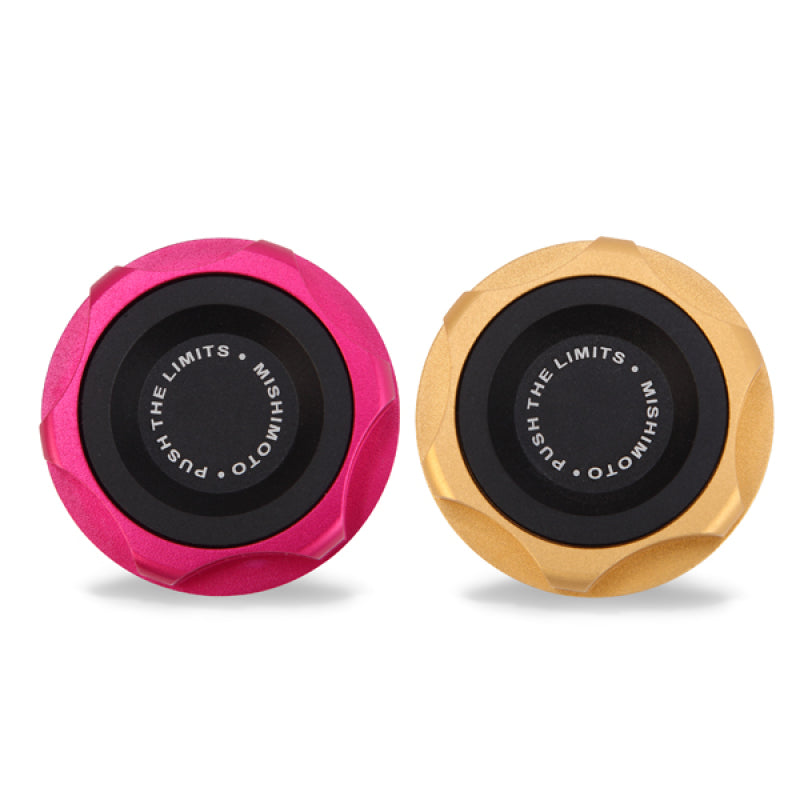 Mishimoto Limited Edition Subaru Oil Filler Cap - Gold and Pink Options