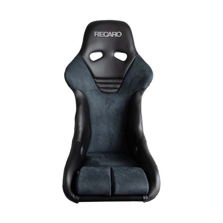 Recaro RS-G Motorsport Seat - Black Leather and Grey Alcantara with 4/5/6 Point Belt System