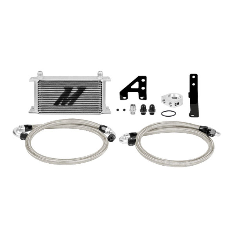Mishimoto Subaru WRX STI Oil Cooler Kit – Part Number misMMOC-STI-15 – Silver, 2015-2021 Models