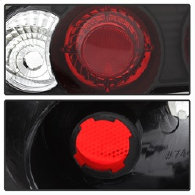 Spyder Auto Acura RSX 2002-2004 Euro Style Tail Lights with Black Finish Part Number ALT-YD-ARSX02-BK