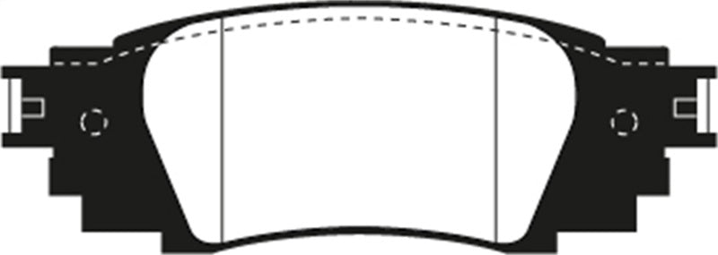 EBC Yellowstuff Rear Brake Pads for Lexus RX 2016-2018 * High-Performance Street and Track Use