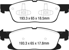 Load image into Gallery viewer, EBC Greenstuff 2000 Series Sport Brake Pads for Ford Edge &amp; Lincoln MKX - Part No. ebcDP23046