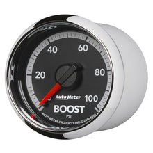 Load image into Gallery viewer, AutoMeter Gen4 Dodge Factory Match 52.4mm Mechanical Boost Gauge — 0-100 PSI for Ram 1500 and 2500