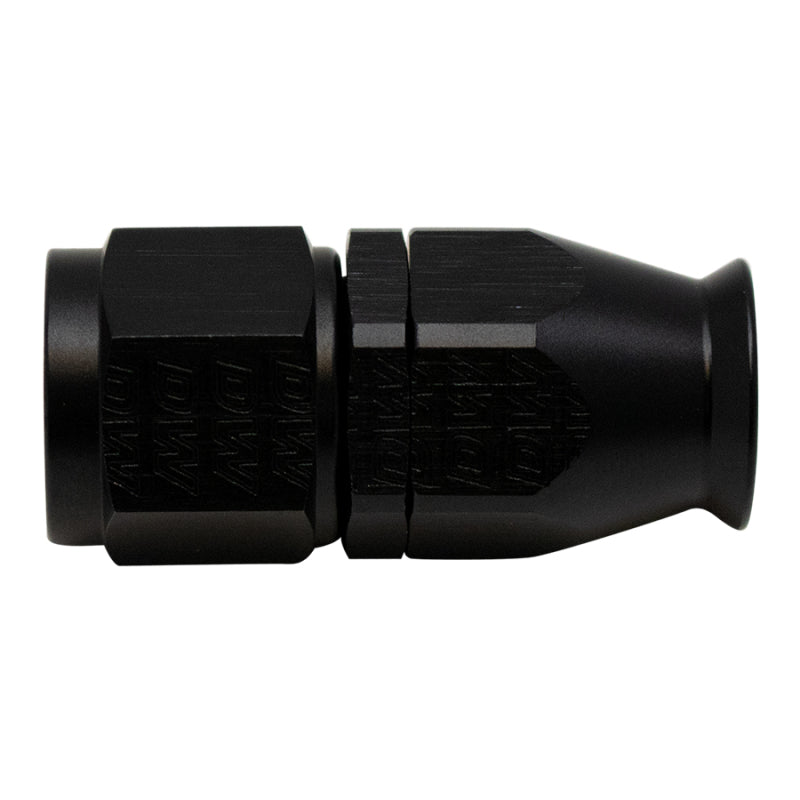 DeatschWerks 8AN Female Swivel Straight Hose End PTFE with Olive Insert - Anodized Matte Black