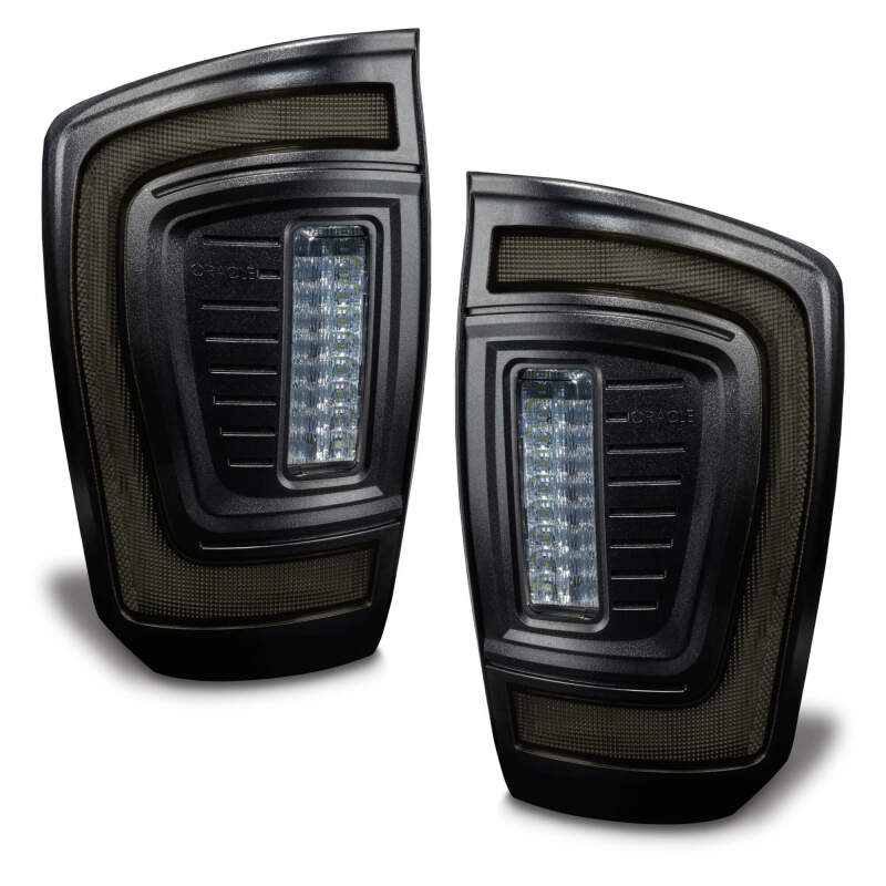ORACLE Lighting Black Series Flush Style LED Tail Lights for 2016-2023 Toyota Tacoma