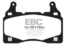 Load image into Gallery viewer, EBC Yellowstuff Front Brake Pads for 2011-2015 Chevrolet Camaro 6.2L * High-Performance Street and Track Use