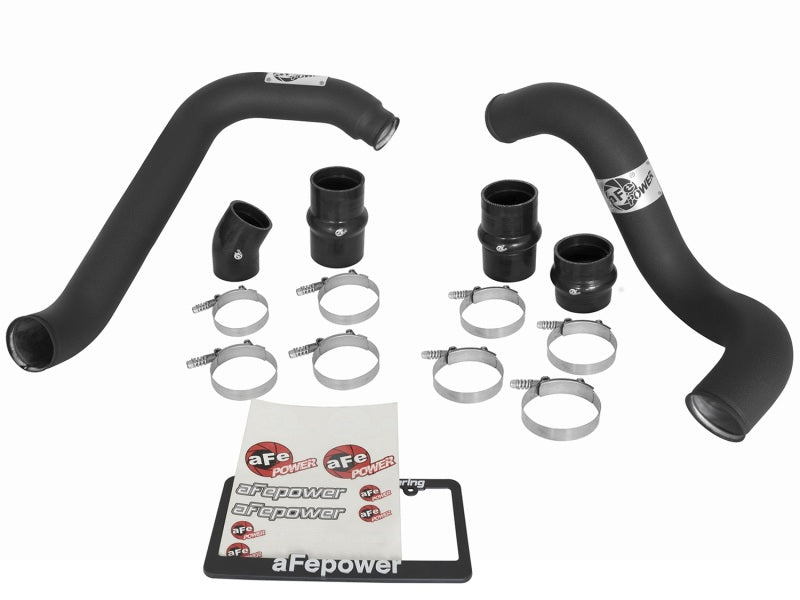 aFe BladeRunner 3-inch Aluminum Hot and Cold Charge Pipe Kit for 2006-2007 Ford F-250 Super Duty Diesel Trucks V8-6.0L (Part Number: afe46-20104-B)