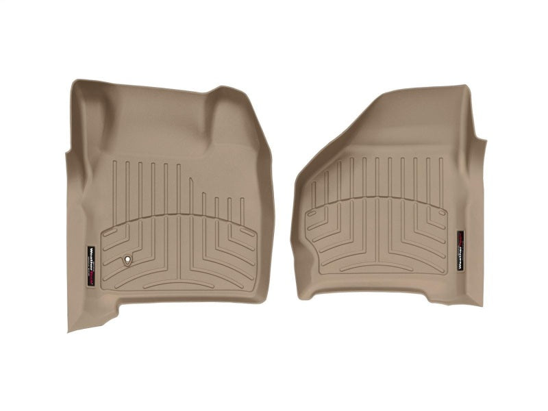 WeatherTech DigitalFit Front FloorLiner for 2006-2007 Ford F-250 and F-350 Super Duty - Tan