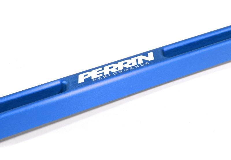 Perrin Performance Blue Battery Tie Down for Subaru Impreza, WRX, STI, Crosstrek, BRZ, FR-S, and GR86 (Part Number: perPSP-ENG-700BL)