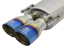Load image into Gallery viewer, aFe Takeda 16-17 Lexus RC200t &amp; RC300 2-Inch Stainless Steel Axle-Back Exhaust System with Blue Flame Tips