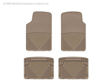 Load image into Gallery viewer, WeatherTech All-Weather Floor Mats for Front and Rear in Tan * Part Number WETW3TN-W20TN