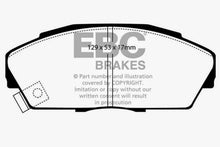 Load image into Gallery viewer, EBC Greenstuff 2000 Series Sport Brake Pads for Honda Prelude, Civic, and Accord