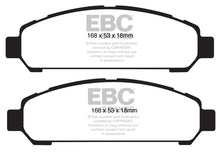 Load image into Gallery viewer, EBC DP61851 Greenstuff 6000 Series Front Brake Pads for 2009-2014 Toyota Venza
