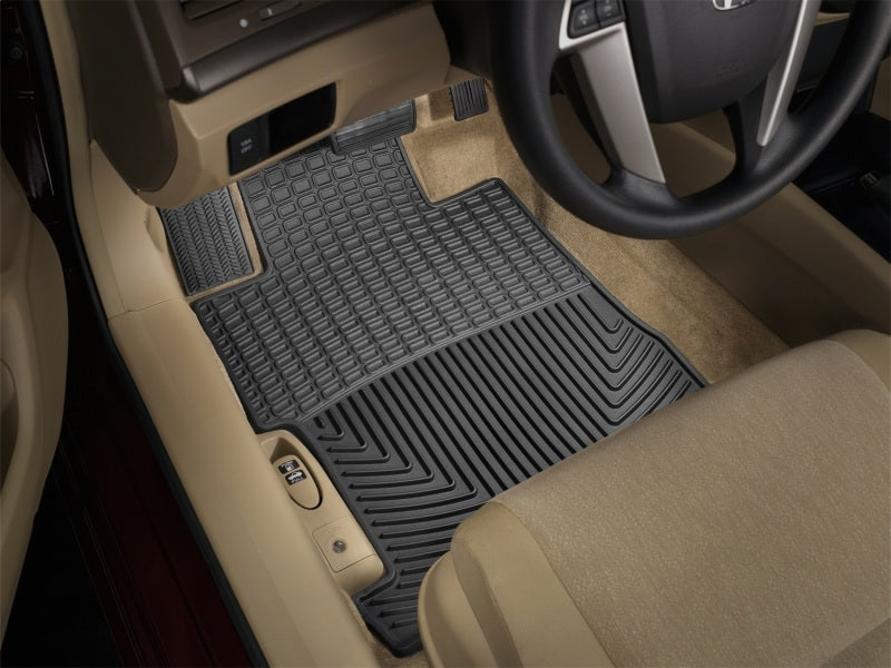 WeatherTech All-Weather Front Floor Mats for 2006-2007 Honda Civic Coupe * Black
