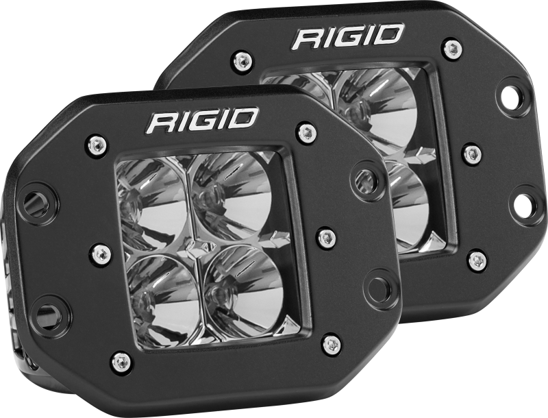 Rigid Industries Dually Flush Mount Flood Light Set (Part Number: rig212113)