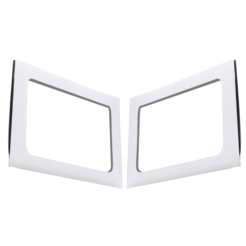DEI Jeep Wrangler Side Window Trim Kit Part Number DEI50151 – White for 2011-2015 Models