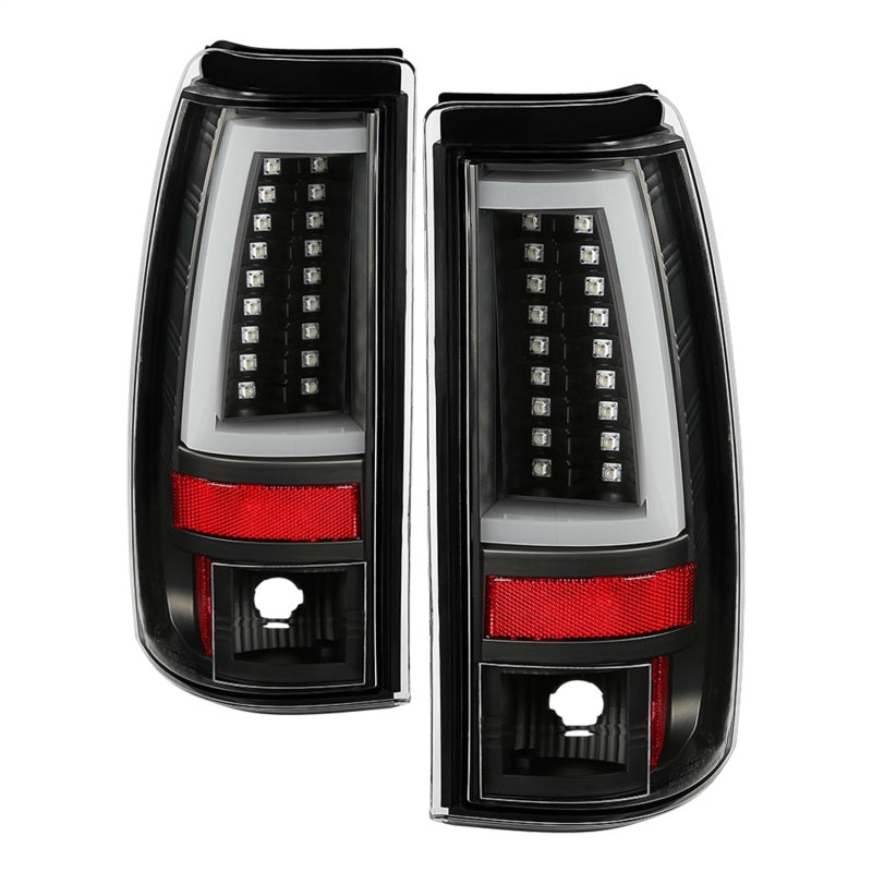 Spyder LED Tail Lights for Chevy Silverado 1500 and 2500 (2003-2007) * Black Finish