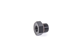 Radium Engineering 8AN ORB to M12x1.5 Female Fitting - Anodized Black with Viton O-Ring