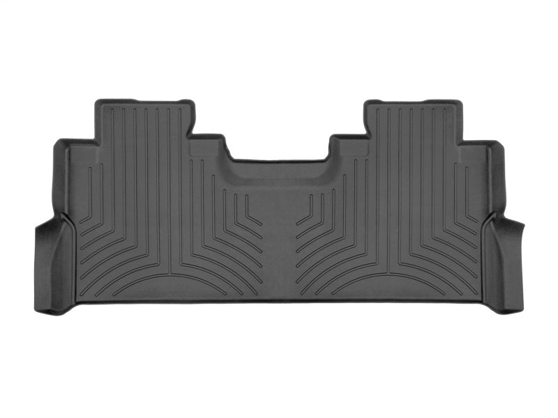 WeatherTech 2017+ Ford F-250/F-350/F-450/F-550 Crew Cab Rear FloorLiner HP in Black