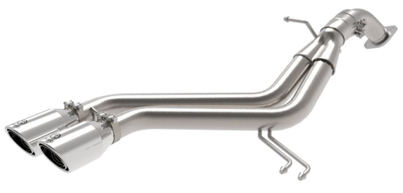 aFe Takeda Hyundai Veloster 2013-2017 2-1/2 inch 304 Stainless Steel Axle-Back Exhaust with Polished Tips