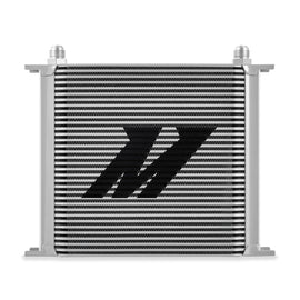Mishimoto MMOC-34SL Universal 34-Row Stacked-Plate Oil Cooler, Silver