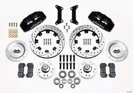 Wilwood Dynapro 6 Front Hub Kit with 12.19-inch Drilled Rotors for 1979-1981 GM G Body Vehicles