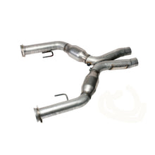 Load image into Gallery viewer, BBK Performance 05-10 Mustang Short Mid X Pipe with Catalytic Converters and 2-3/4 Inch Tubing – Part Number BBK1637