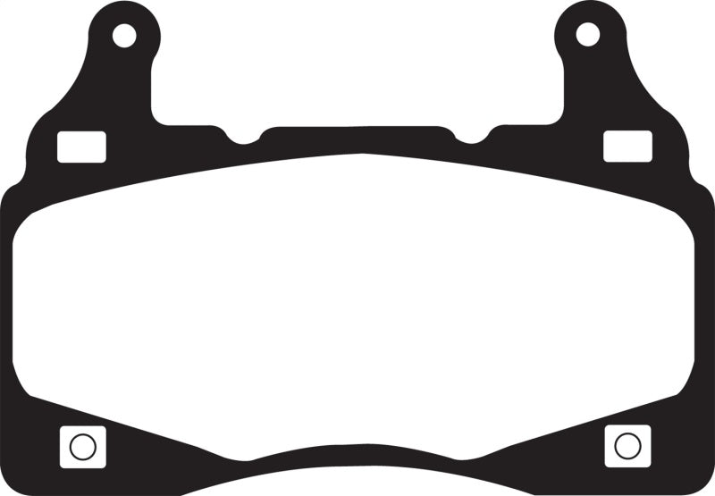 EBC Redstuff Ceramic Low Dust Front Brake Pads for Chevrolet Camaro 2011-2015