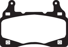 EBC Redstuff Ceramic Low Dust Front Brake Pads for Chevrolet Camaro 2011-2015