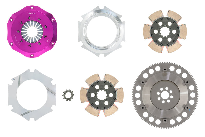 Exedy Hyper Compe-R Twin Cerametallic Clutch Kit for Acura and Honda Models – Part Number exeHM032SBL