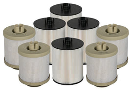 aFe Pro Guard D2 Fuel Filter Part Number AFE44-FF013-MB for 2008-2010 Ford F-250 Super Duty Diesel Trucks (4 Pack)