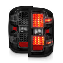 Load image into Gallery viewer, ANZO 15-19 Chevy Silverado 2500HD/3500HD LED Tail Light Assembly with Clear Lens and Black Housing