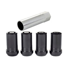 Load image into Gallery viewer, McGard Black Tuner Style Cone Seat Wheel Lock Set M14 x 1.5 Thread - 4 Pack