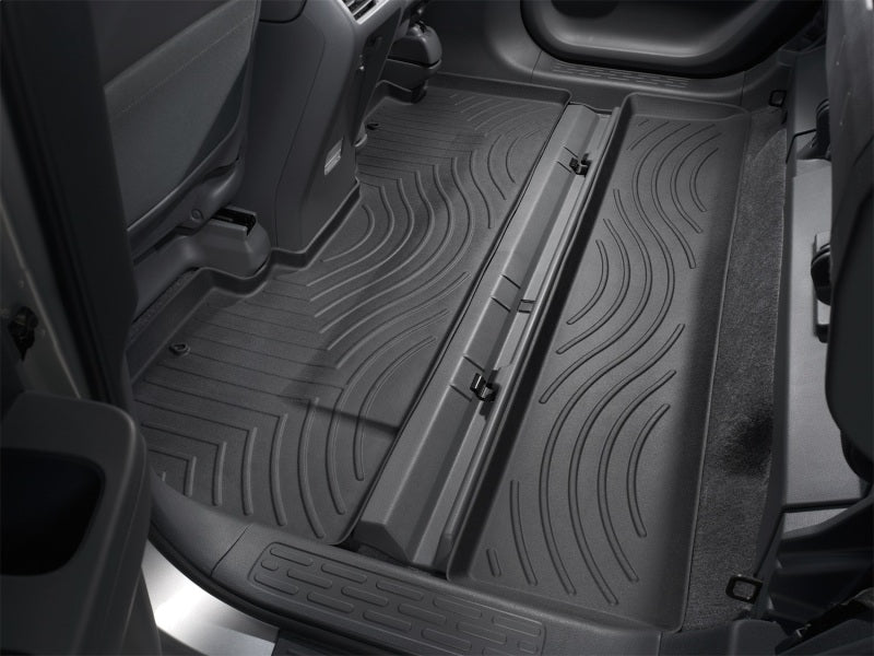 WeatherTech 440502 FloorLiner DigitalFit Rear Floor Mat, Black for 2006-2008 Honda Ridgeline