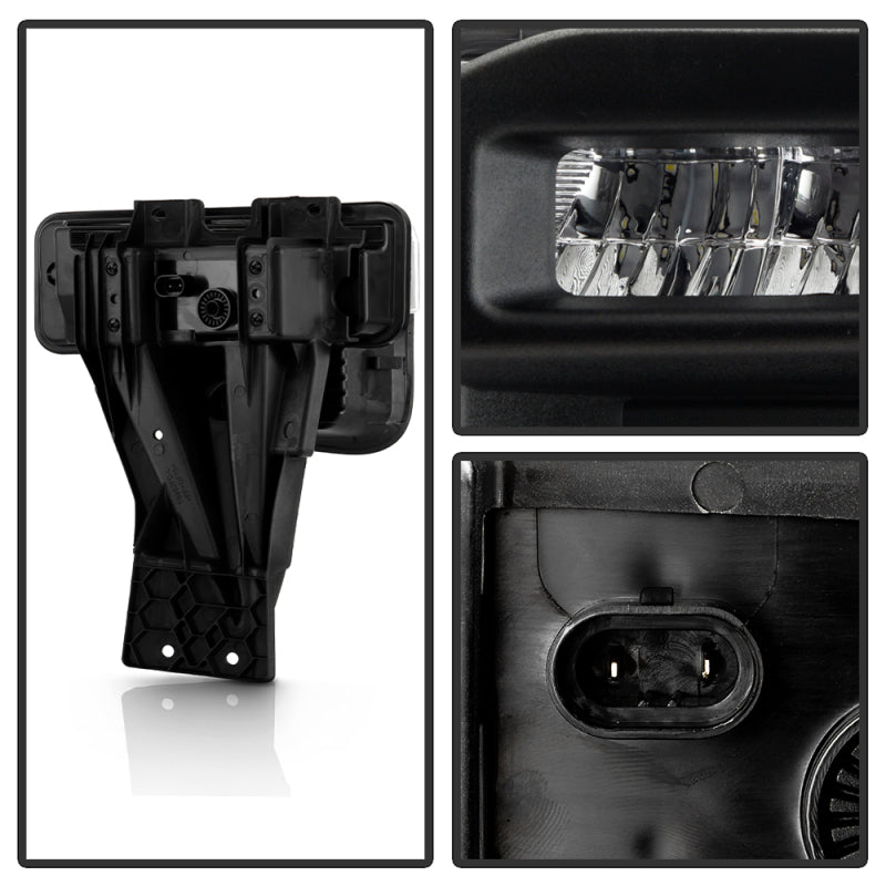 Spyder OEM Full LED Fog Lights with Switch for 2020 Ford F-250 and F-350 Super Duty - Clear
