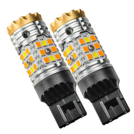 Oracle Lighting 7443-CK LED Switchback High Output Can-Bus Bulbs - Amber and White