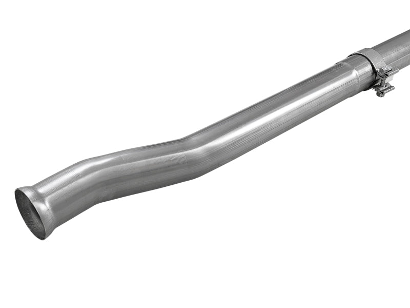 aFe MACH Force-Xp 2-1/2 Inch Stainless Steel Mid-Pipe with Resonator Delete for Jeep Wrangler JL 2018-2021