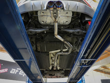 Load image into Gallery viewer, aFe Takeda 3-Inch to 2-1/2-Inch 304 Stainless Steel Axle-Back Exhaust with Carbon Fiber Tips for Hyundai Veloster (2019-2021)