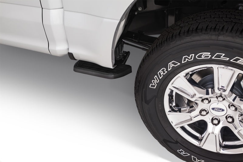 AMP Research BedStep2 Retractable Side Step for Ford F-150 (2015-2024) - Black